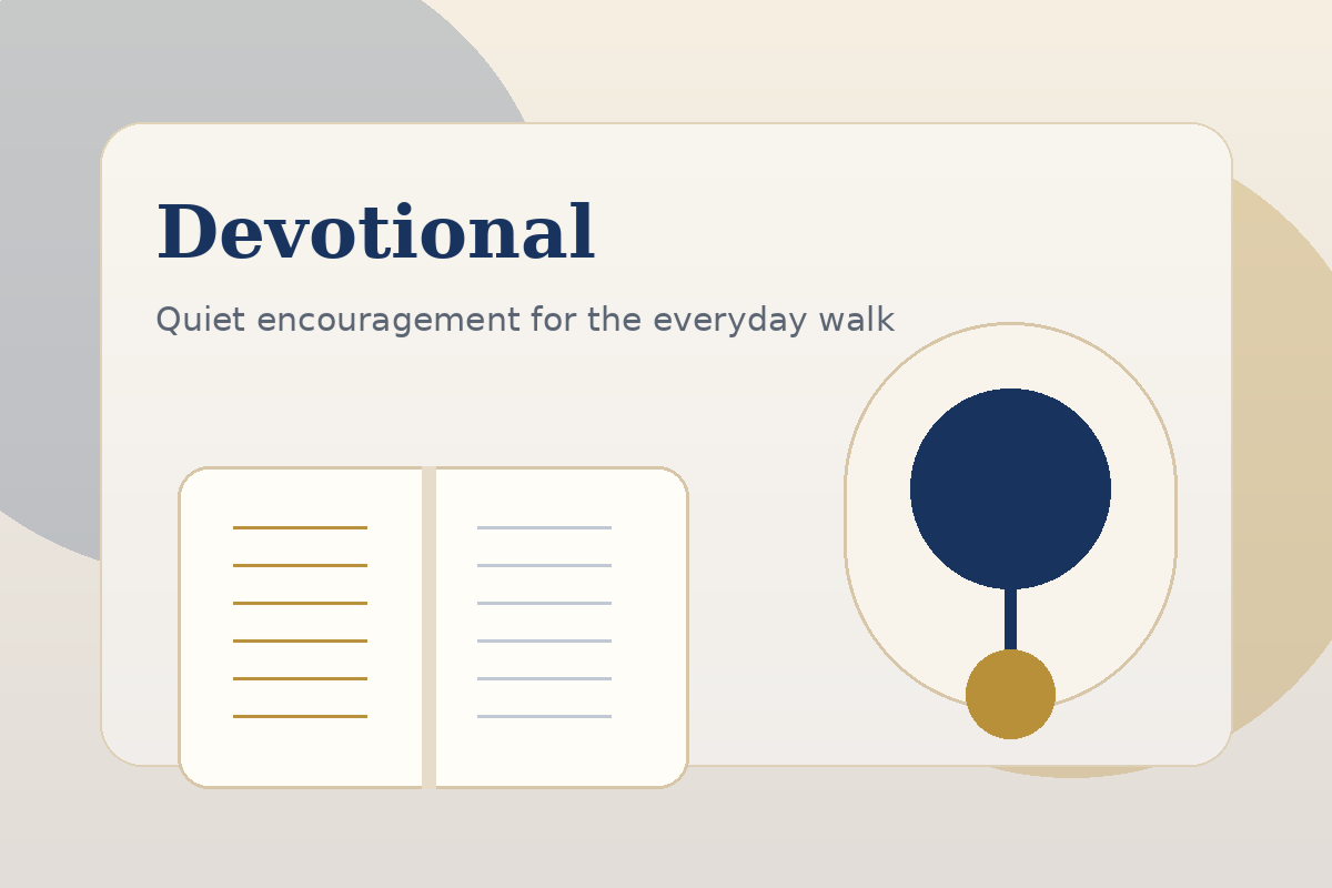 God still meets people in quiet places